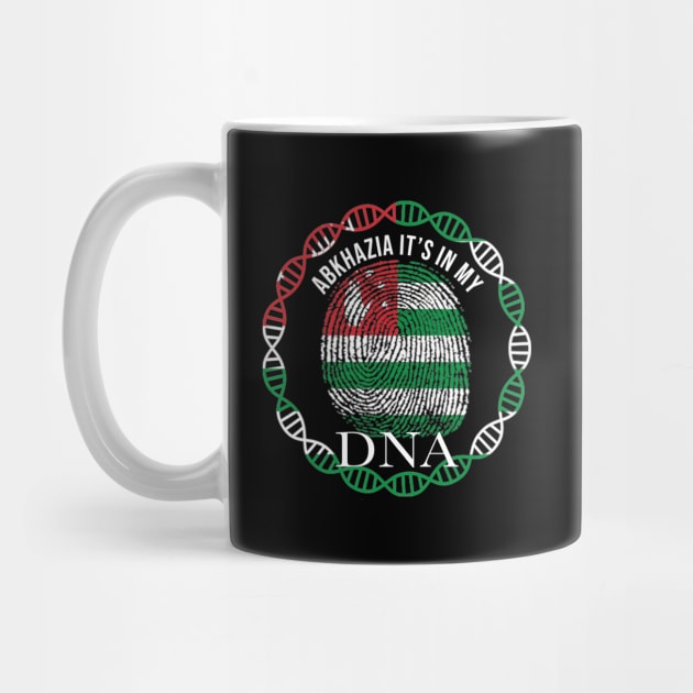 Abkhazia Its In My DNA - Gift for  From Abkhazia in Abkhazian by Country Flags